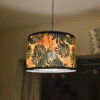 Printed Bamboo Shade (PB-02), Ceiling Mount