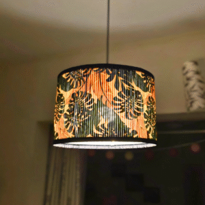 Printed Bamboo Shade (PB-02), Ceiling Mount