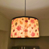 Printed Bamboo Shade (PB-03), Ceiling Mount