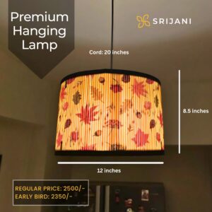 Printed Bamboo Shade (PB-03), Ceiling Mount