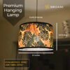 Printed Bamboo Shade (PB-02), Ceiling Mount