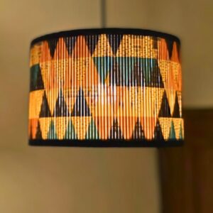 Printed Bamboo Shade (PB-01), Ceiling Mount