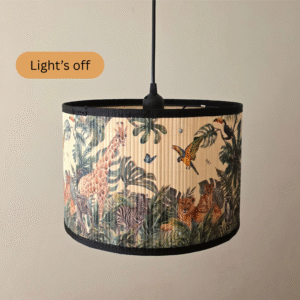 Printed Bamboo Shade (PB-04), Ceiling Mount