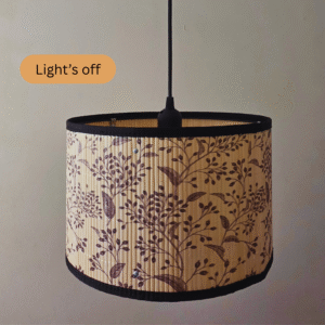 Printed Bamboo Shade (PB-06), Ceiling Mount