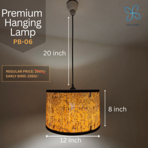 Printed Bamboo Shade (PB-06), Ceiling Mount