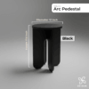 1 (1) Arc Pedestal Black (Display)