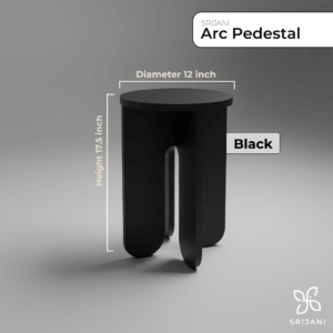 1 (1) Arc Pedestal Black (Display)