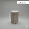 4 Arc Pedestal White (Display)