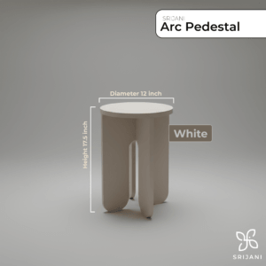 4 Arc Pedestal White (Display)