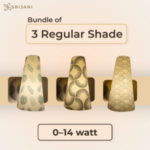 Any three Regular Bulb Shades