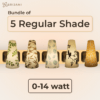 Regular Any five Regular Bulb Shades