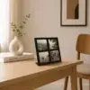 3 4-Piece Custom Photo Set with Matte Black Stand