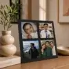 4 4-Piece Custom Photo Set with Matte Black Stand