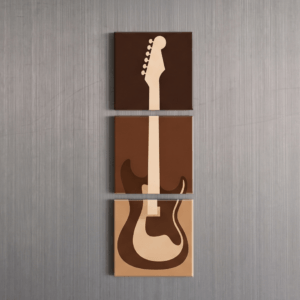 Guitar Theme Fridge Magnet Set