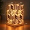 Block Abstract Square Lampshade Block Abstract Square Lampshade