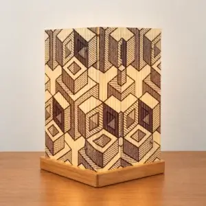 Block Abstract Square Lampshade