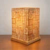 Folk Geometric Square Lampshade