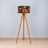 Gallery 1 Floral Art Tripod Floor Lamp