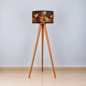 Gallery 1 Floral Art Tripod Floor Lamp
