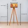 Landscape Art Tripod Floor Lamp