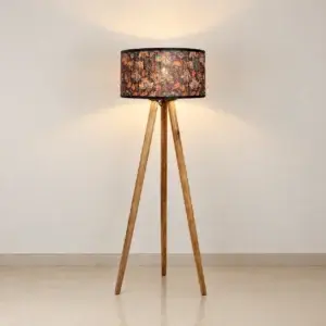Garden Art Tripod Floor Lamp