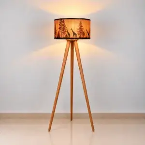 Landscape Art Tripod Floor Lamp