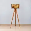 Leaf Art Tripod Floor Lamp