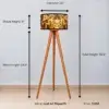 Leaf Art Tripod Floor Lamp