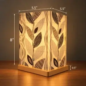 Leaf Pattern-Square Lampshade Leaf Pattern Square Lampshade