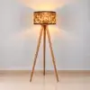 Leaf Art Tripod Floor Lamp