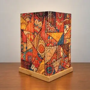 Traditional Art Square Lampshade