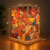 Traditional Art Square Lampshade