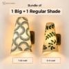 1 BIG 1 Regular Bundle of 1 Big and 1 Regular Bulb Shades
